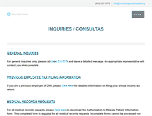 Tablet Screenshot of cochiseregionalhospital.org